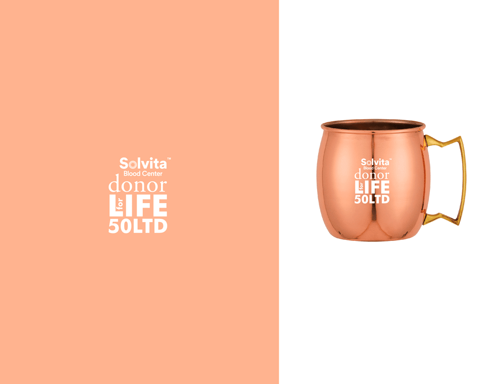 Donor for Life 50 LTD Copper Mug
